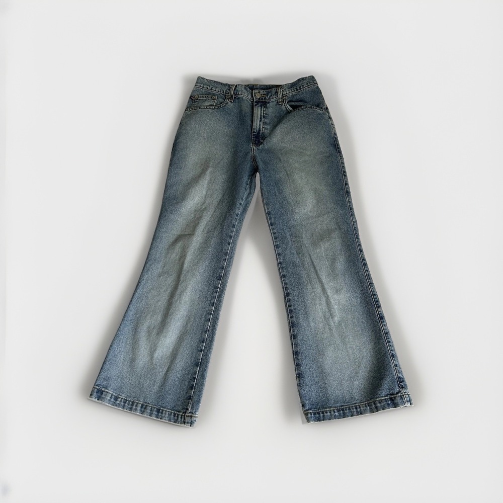 Vtg Ralph Lauren Flare Jeans Sz 12 Polo Jeans Co Coastal Cowgirl Boho Rodeo Y2k